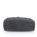 Gucci GG Canvas Leather Tote Shoulder Hand Black — view 5
