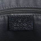 Gucci GG Canvas Leather Tote Shoulder Hand Black — view 8