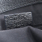Gucci GG Canvas Leather Tote Shoulder Hand Black — view 9