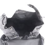 Prada Tessuto Nylon Triangle Logo Backpack Black — view 7