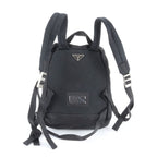 Prada Tessuto Nylon Triangle Logo Backpack Black — view 3