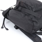 Prada Tessuto Nylon Triangle Logo Backpack Black — view 6