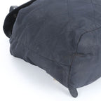 Prada Triangle Logo Tessuto Nylon Quilted Leather Backpack — view 6