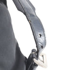 Prada Tessuto Nylon Triangle Logo Backpack Black — view 9
