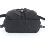Prada Tessuto Nylon Triangle Logo Backpack Black — view 5