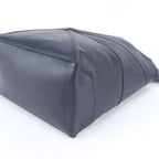 Loewe Anagram Origami Tote Shoulder Leather Hand Navy Dark Blue — view 5