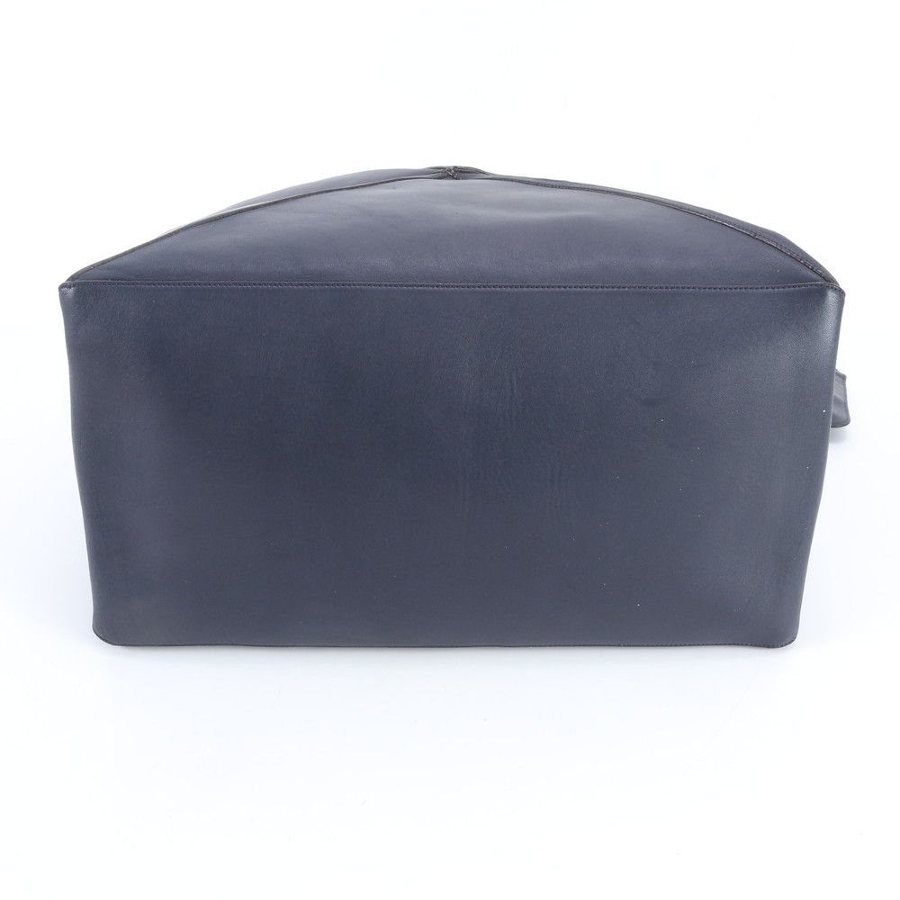 Loewe Anagram Origami Tote Shoulder Leather Hand Navy Dark Blue — view 6