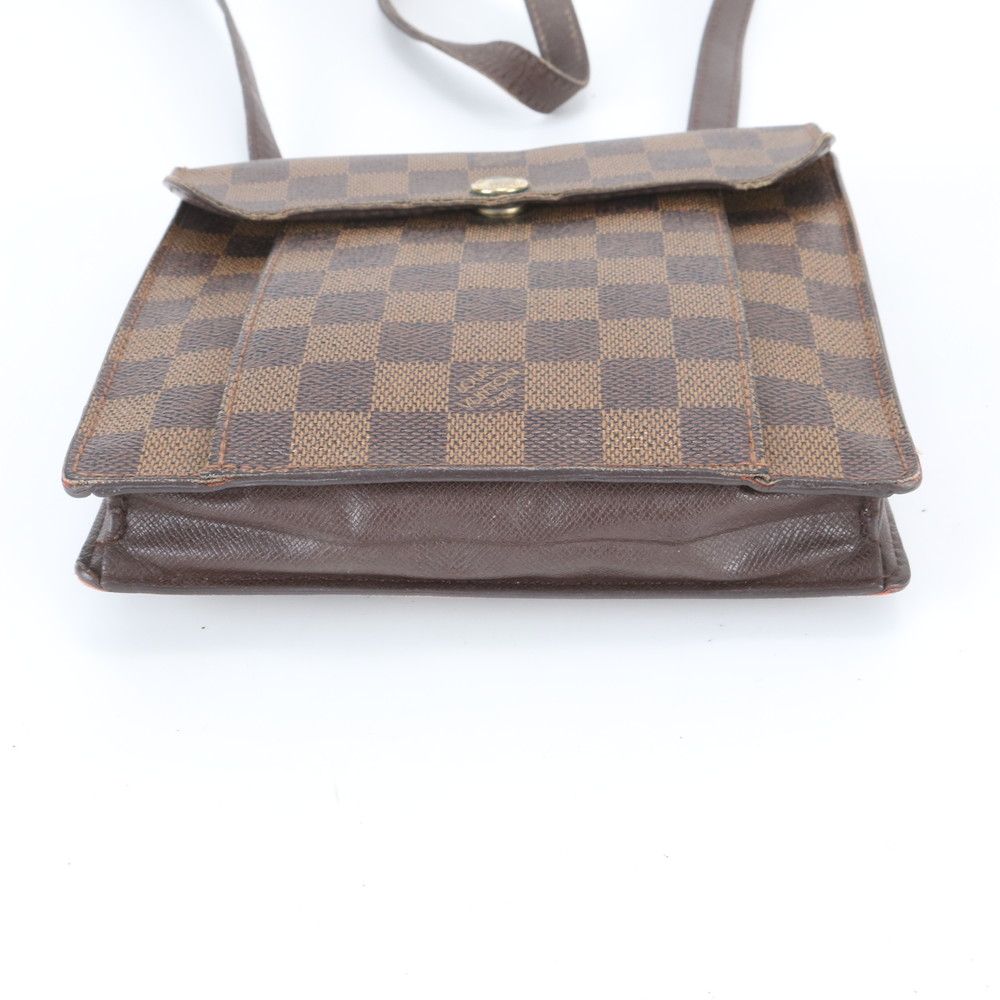 Louis Vuitton Damier Pimlico Leather Shoulder Bag Crossbody Hand — view 6