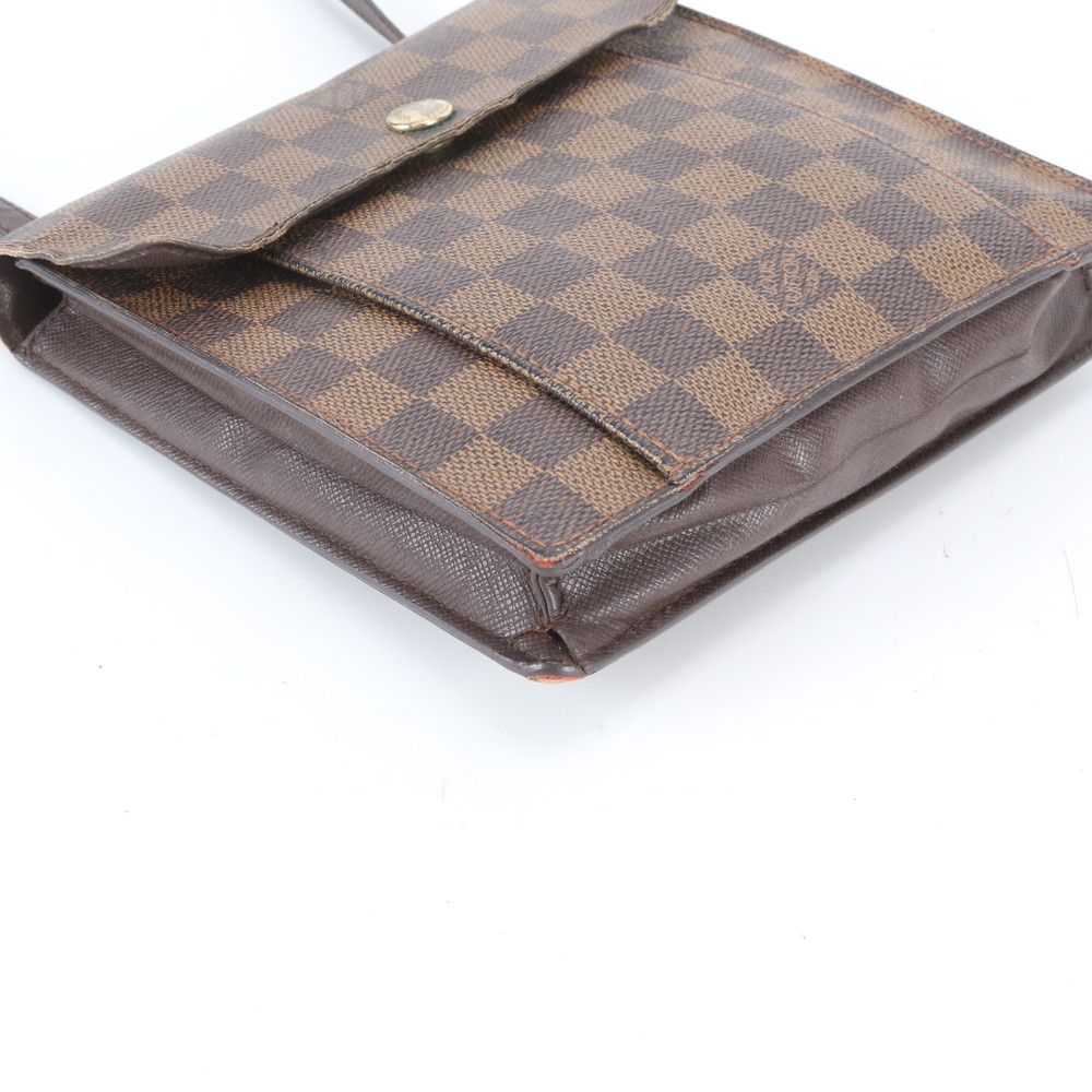 Louis Vuitton Damier Pimlico Leather Shoulder Bag Crossbody Hand — view 4