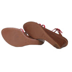 Louis Vuitton Monogram Wedge Sole Sandals Ankle Strap — view 6