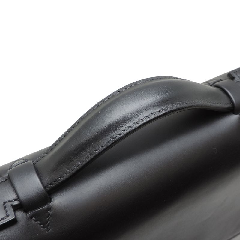 Hermes Briefcase Business Bags Black — view 5