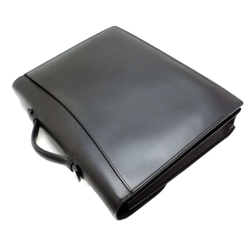 Hermes Briefcase Business Bags Black — view 4