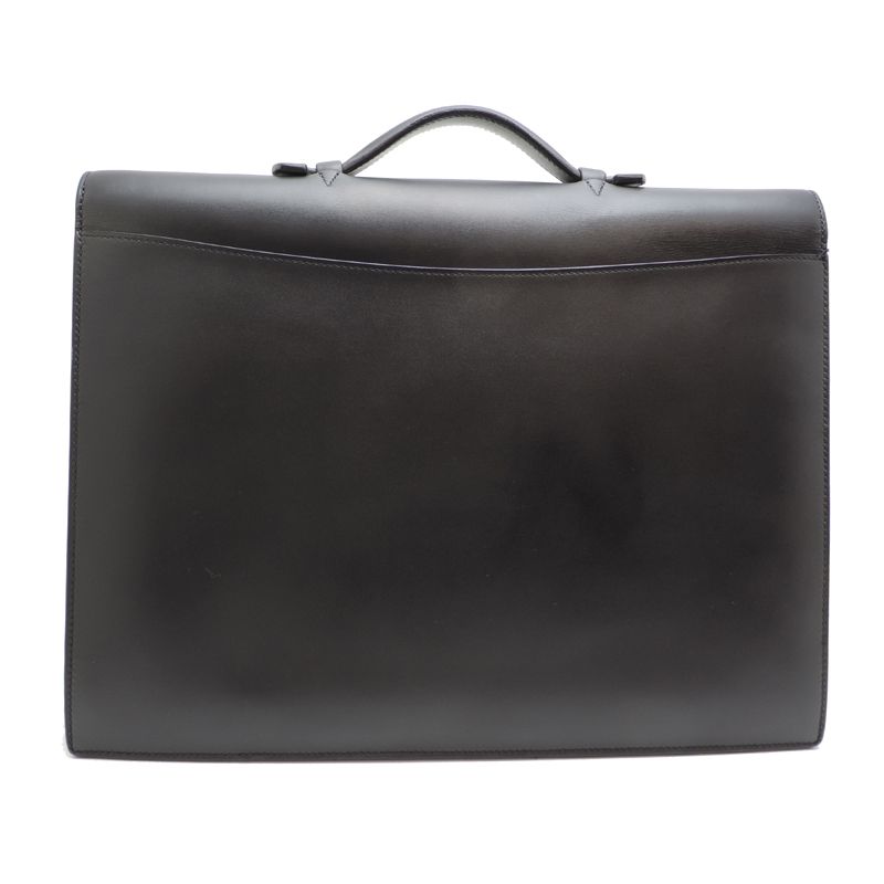 Hermes Briefcase Business Bags Black — view 2