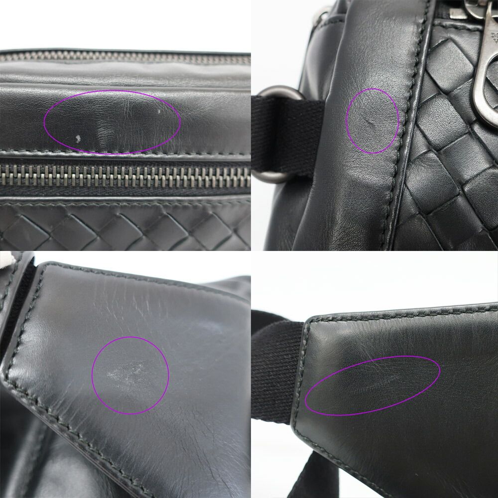 Bottega Veneta Ten Belt Bag Intrecciato Black Leather — view 8