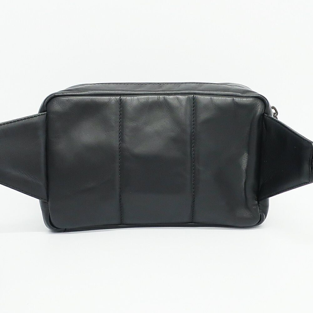 Bottega Veneta Ten Belt Bag Intrecciato Black Leather — view 2
