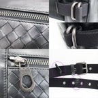 Bottega Veneta Ten Belt Bag Intrecciato Black Leather — view 9