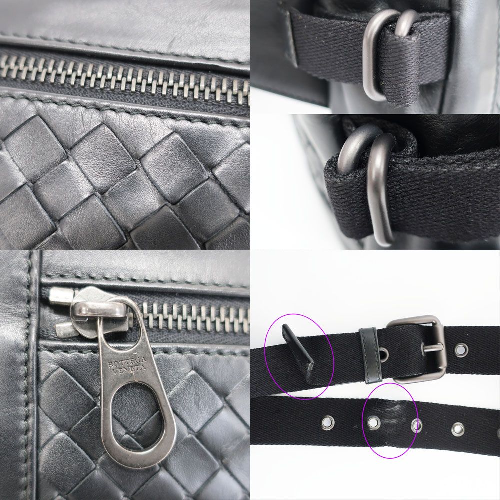 Bottega Veneta Ten Belt Bag Intrecciato Black Leather — view 9