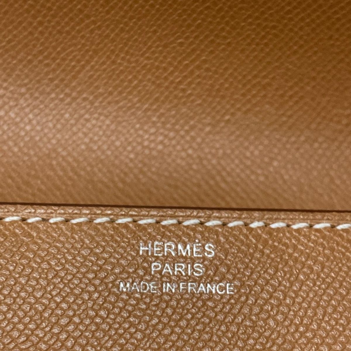 Hermes Wallet Kelly Pocket Long Gold Silver — view 6