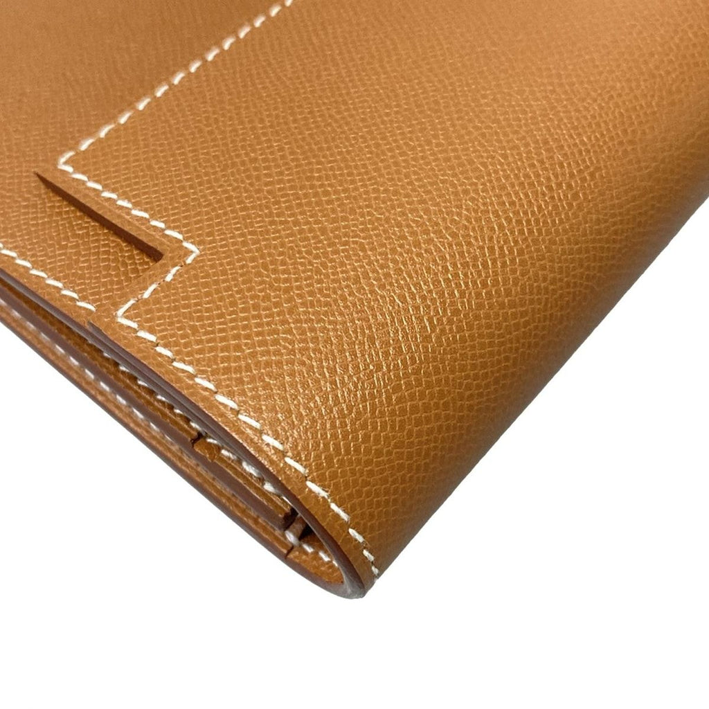 Hermes Wallet Kelly Pocket Long Gold Silver — view 8