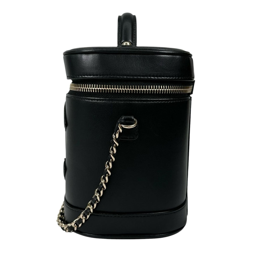 Chanel Shoulder Bag Vanity Bag Black CC Logo — view 4