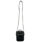Chanel Shoulder Bag Vanity Bag Black CC Logo — view 3