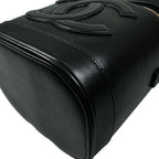 Chanel Shoulder Bag Vanity Bag Black CC Logo — view 7