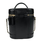 Chanel Shoulder Bag Vanity Bag Black CC Logo — view 2
