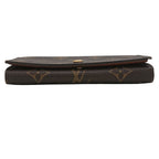 Louis Vuitton Fold Wallet Monogram Porte-Monnaie Billets Tresor Brown — view 5