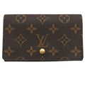Louis Vuitton Fold Wallet Monogram Porte-Monnaie Billets Tresor Brown