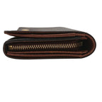 Louis Vuitton Fold Wallet Monogram Porte-Monnaie Billets Tresor Brown — view 3