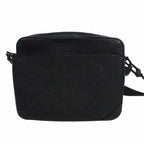 Louis Vuitton Monogram Shadow Trio Messenger Shoulder Bag Black
