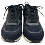 Chanel Sneakers CC Logo Tweed Blue — view 2