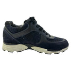 Chanel Sneakers CC Logo Tweed Blue — view 5
