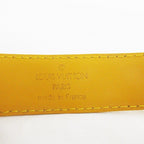 Louis Vuitton Epi Ceinture Plain Belt 85 34 Tassili Yellow Gold Leather — view 9