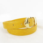 Louis Vuitton Epi Ceinture Plain Belt 85 34 Tassili Yellow Gold Leather — view 3