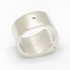 Hermes Candy Ring 52 Logo Carnelian Red Color Sterling Silver — view 6