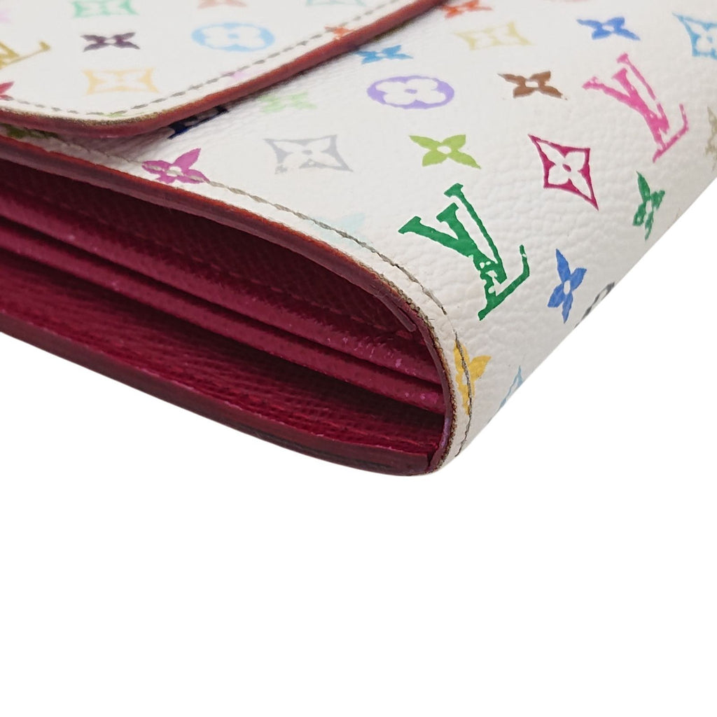 Louis Vuitton Sarah Multicolor Fig Wallet Fold — view 9