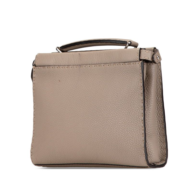 Fendi Selleria Peekaboo Fit Mini Banana 2-Way Shoulder Bag Gray Multicolor — view 2