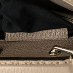 Fendi Selleria Peekaboo Fit Mini Banana 2-Way Shoulder Bag Gray Multicolor — view 8
