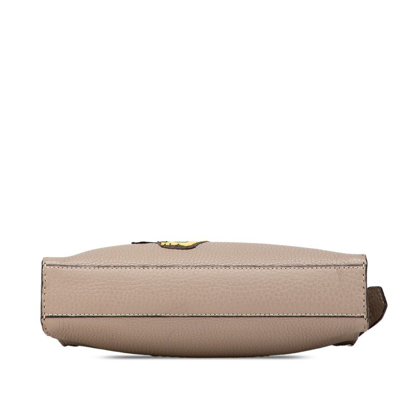 Fendi Selleria Peekaboo Fit Mini Banana 2-Way Shoulder Bag Gray Multicolor — view 3