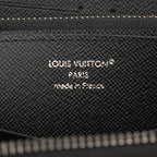 Louis Vuitton Monogram Eclipse Zippy XL Zip Around Wallet Second Black Leather — view 5