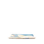 Hermes Escal a la Plage GM Clutch Beige Blue Canvas — view 3