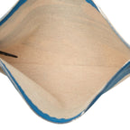 Hermes Escal a la Plage GM Clutch Beige Blue Canvas — view 4