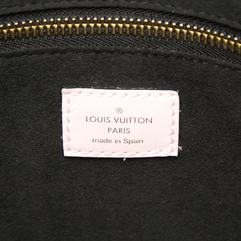 Louis Vuitton Monogram Empreinte Giant Neverfull MM Tote Shoulder Bag Cream — view 5
