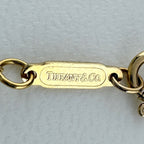 Tiffany & Co Cross Stitch Necklace YG Yellow Gold Pendant — view 5