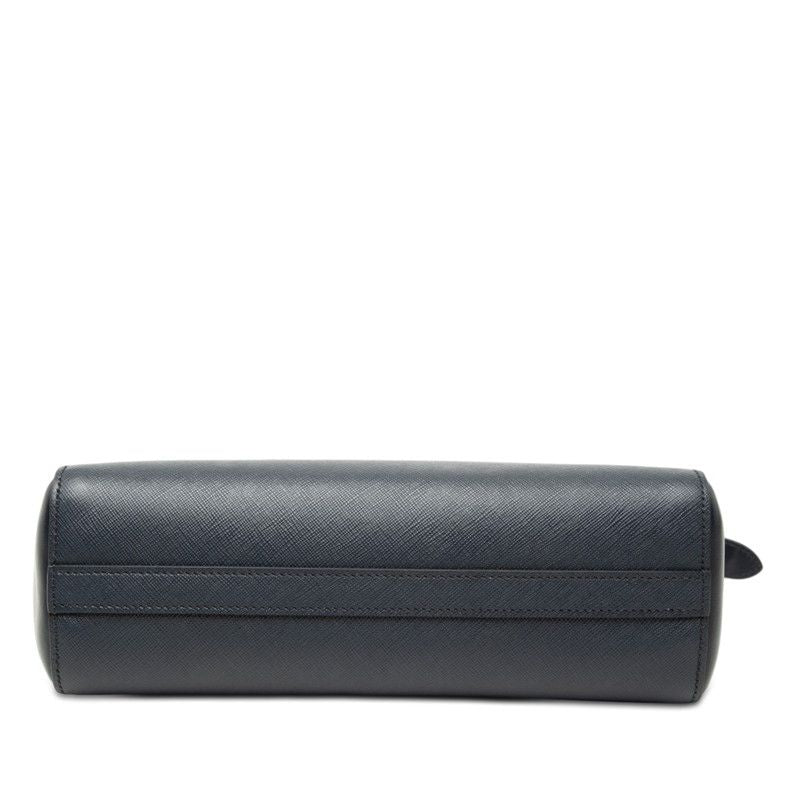 Prada 2-Way Shoulder Bag Navy Saffiano Leather — view 3