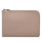 Louis Vuitton Pochette Jour PM Clutch Taupe Beige Leather