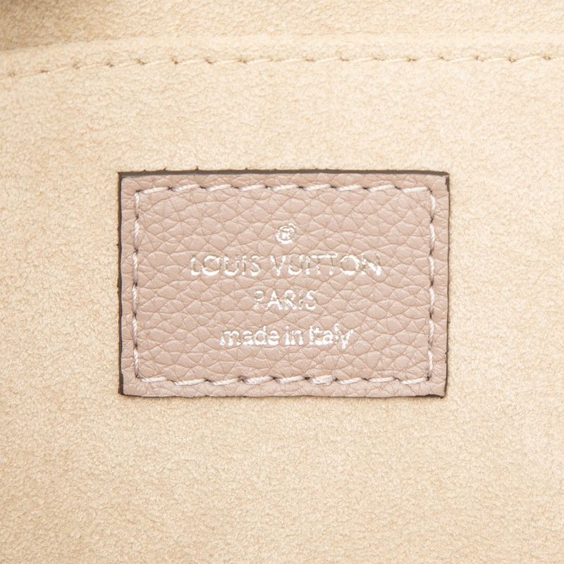 Louis Vuitton Pochette Jour PM Clutch Taupe Beige Leather — view 5