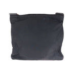 Prada Tessuto Black Silver Nylon Shoulder Bag Pochette — view 2