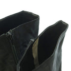Fendi Zucca Pattern Short Boots Round Toe Thick Sole Logo One Color 37 Black BB — view 5
